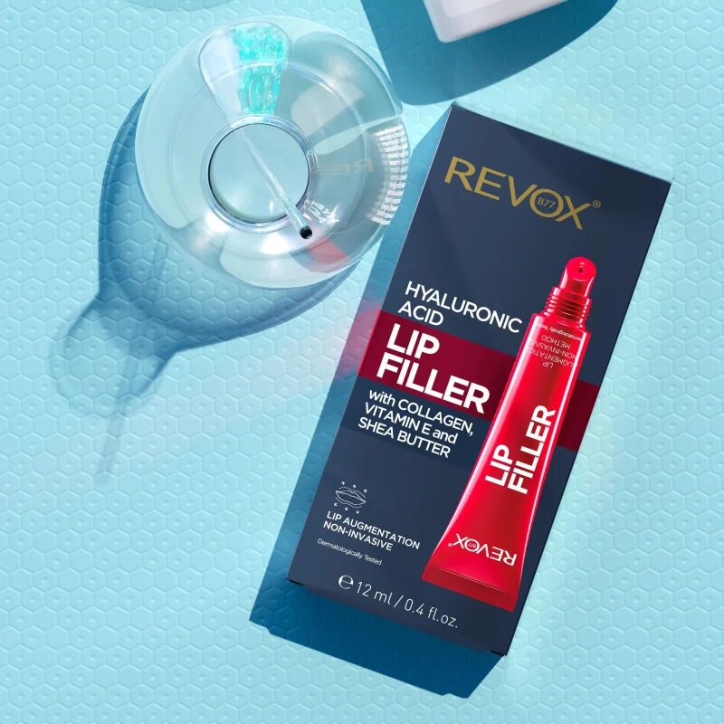 Revox B77 Lip Filler Hyaluronic Acid vlažilni balzam za ustnice za povečanje volumna 12 ml