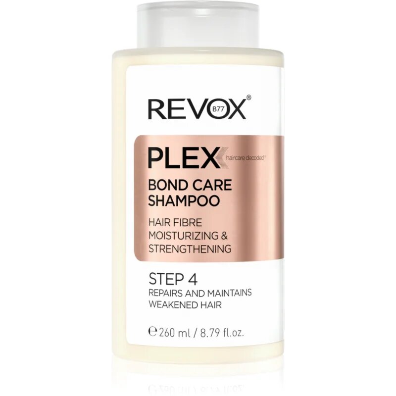 Revox B77 PLEX Bond Care Shampoo. Step 4 šampon za okrepitev las z vlažilnim učinkom 260 ml
