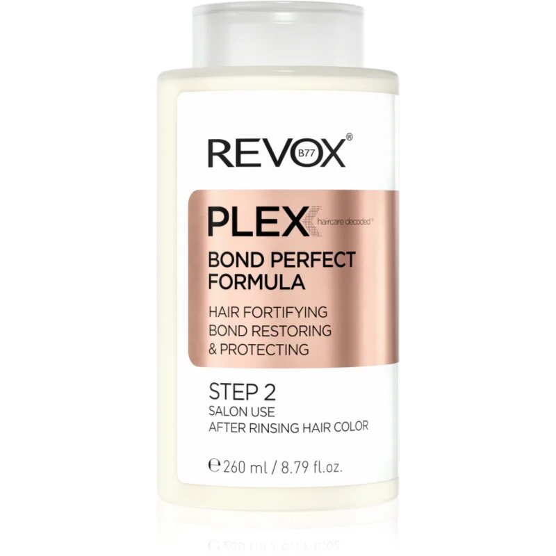 Revox B77 PLEX Bond Perfect Formula. Step 2 krepilna nega po kemični obdelavi las 260 ml