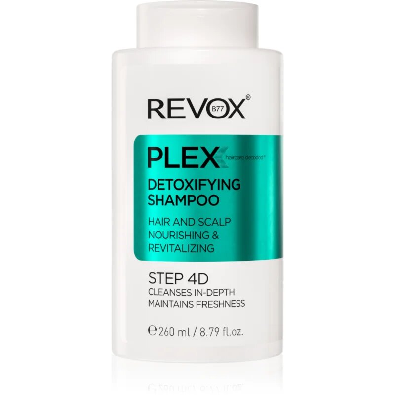 Revox B77 PLEX Detoxifying Shampoo. Step 4D čistilni razstrupljevalni šampon 260 ml