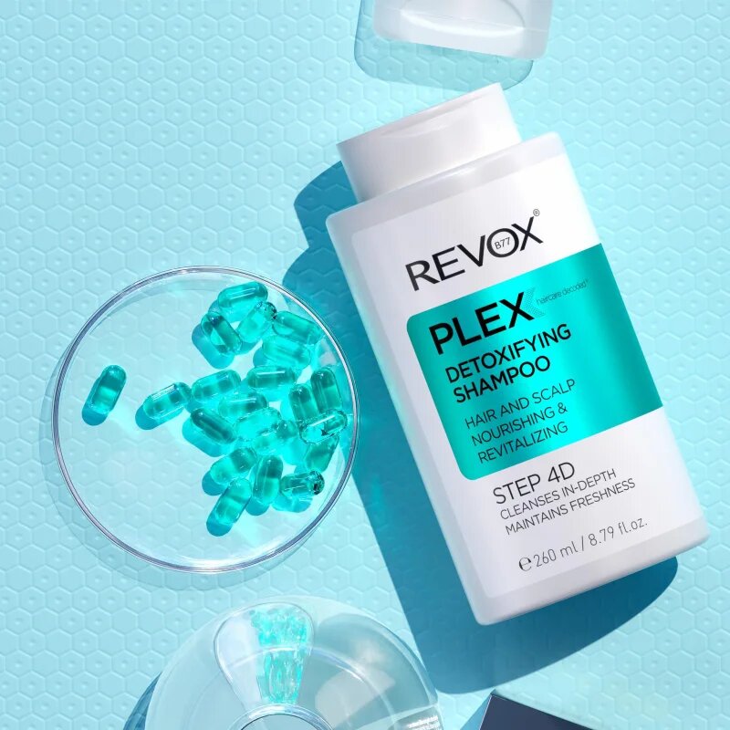 Revox B77 PLEX Detoxifying Shampoo. Step 4D čistilni razstrupljevalni šampon 260 ml