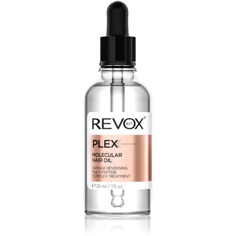 Revox B77 PLEX Molecular Hair Oil olje za okrepitev poškodovanih las 30 ml