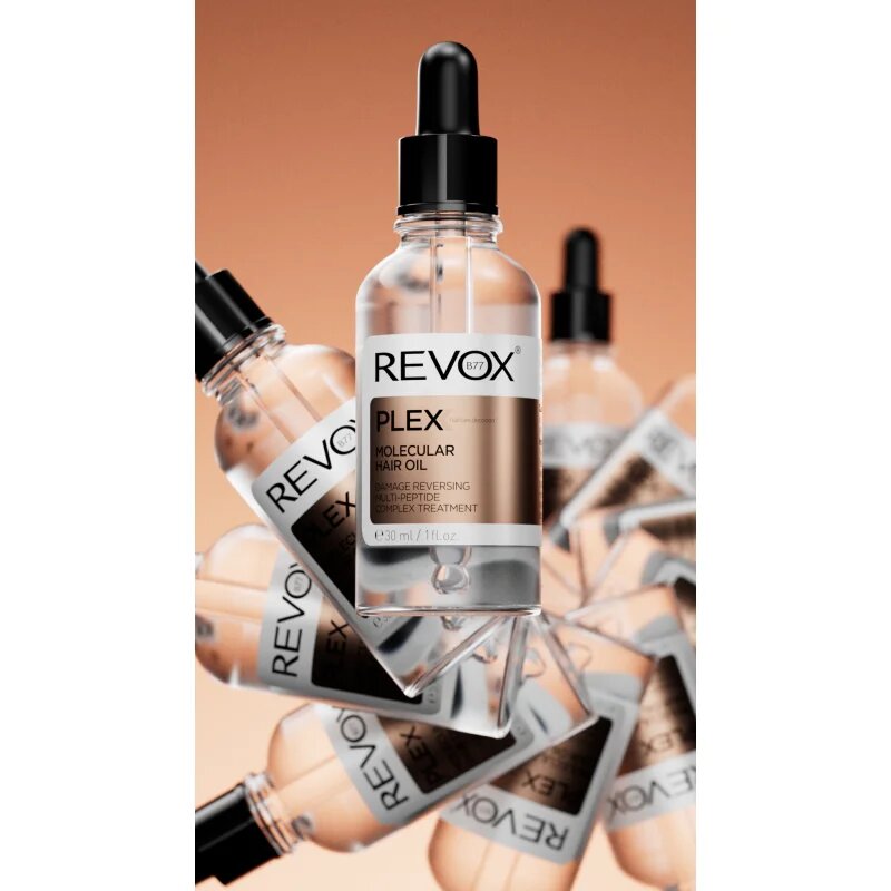 Revox B77 PLEX Molecular Hair Oil olje za okrepitev poškodovanih las 30 ml