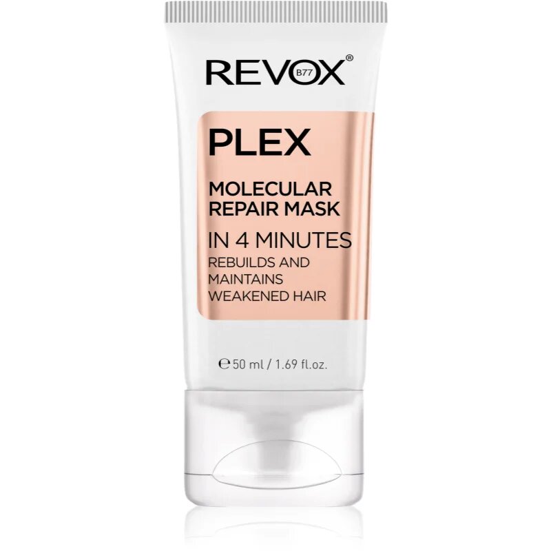 Revox B77 PLEX Molecular Repair Mask obnovitvena maska brez spiranja za lase 50 ml