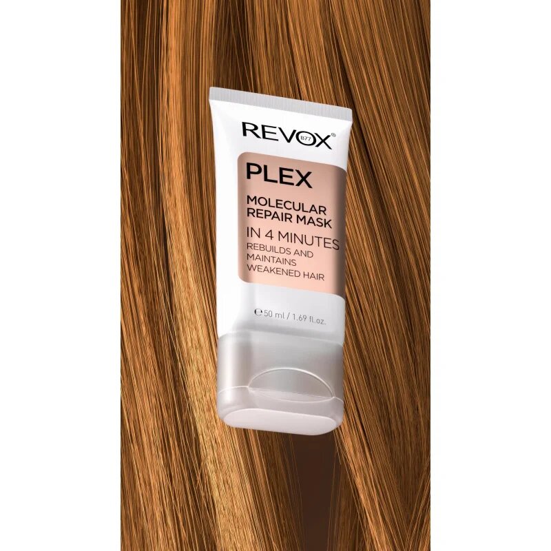 Revox B77 PLEX Molecular Repair Mask obnovitvena maska brez spiranja za lase 50 ml