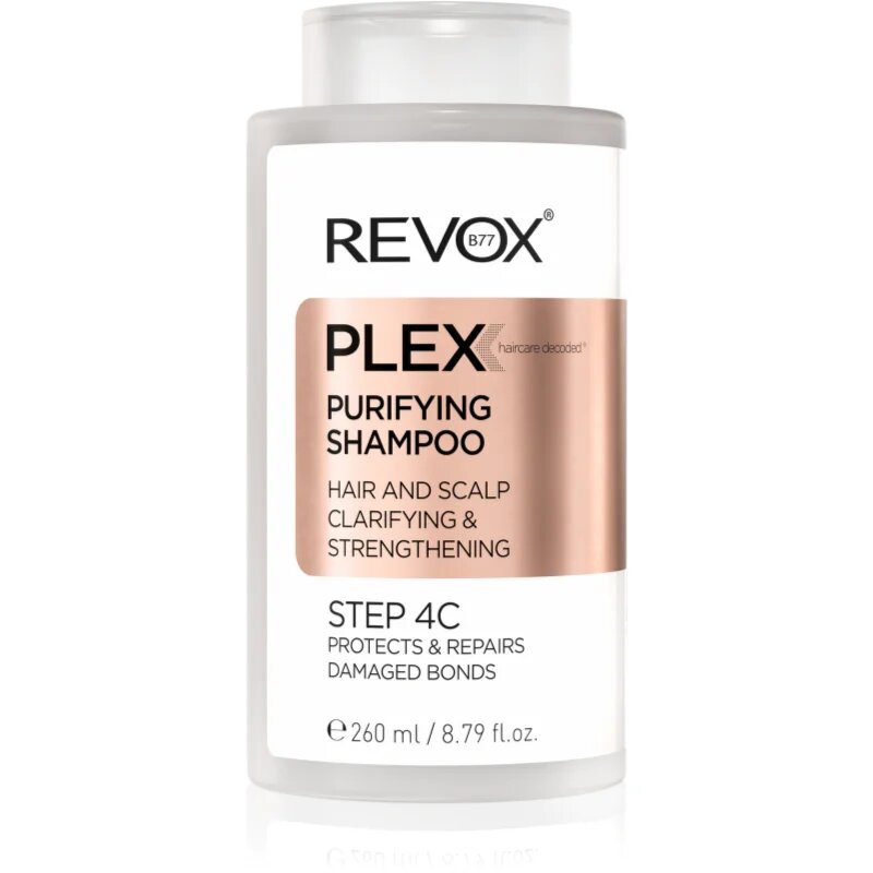 Revox B77 PLEX Purifying Shampoo. Step 4C čistilni šampon za okrepitev poškodovanih las 260 ml