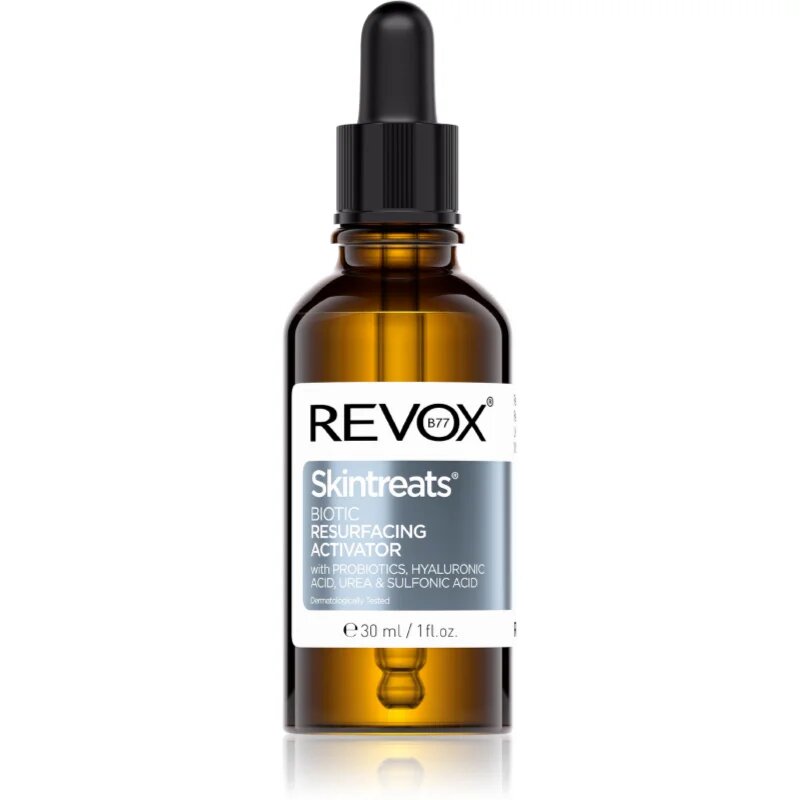 Revox B77 Skintreats Biotic Resurfacing Activator gladilni eksfoliacijski serum za osvetlitev kože 30 ml