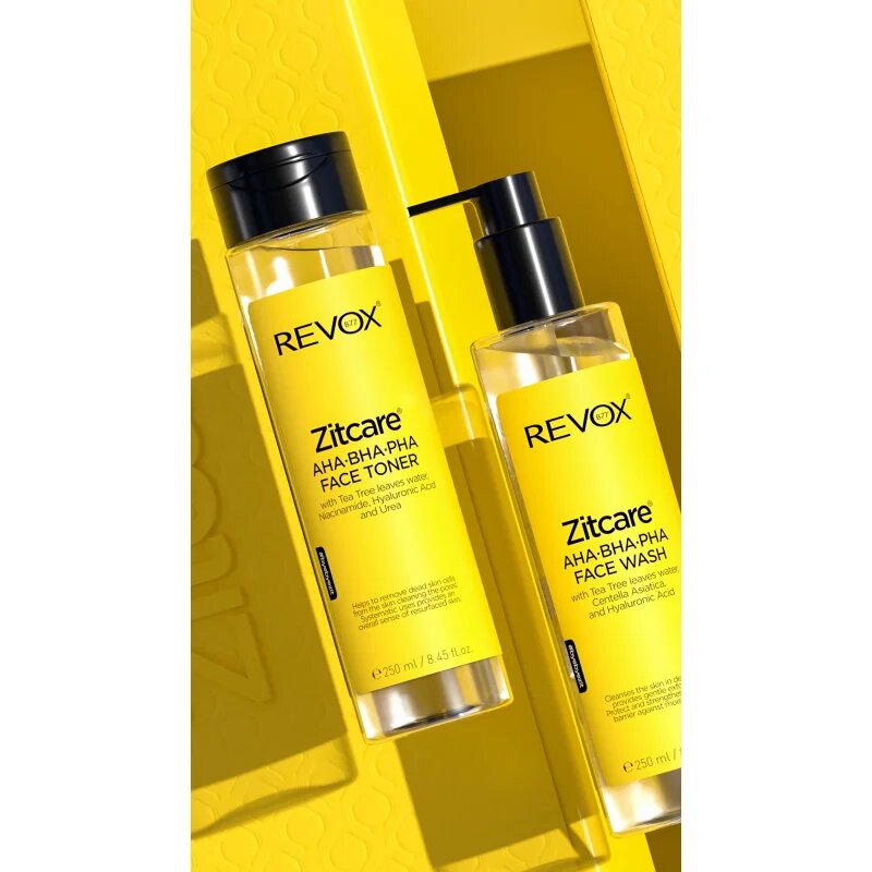 Revox B77 Zitcare AHA BHA PHA Face Wash nežni čistilni gel z učinkom eksfoliacije 250 ml