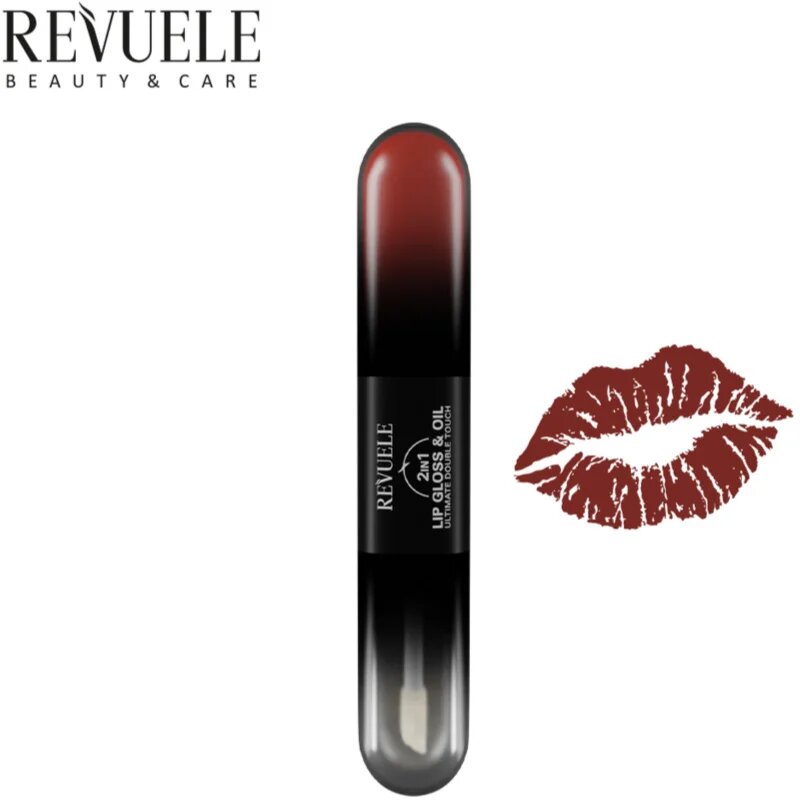 Revuele 2IN1 Lip Gloss & Oil sijaj za ustnice 2 v 1 odtenek 01 7 ml