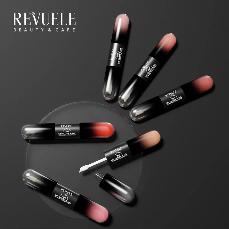 Revuele 2IN1 Lip Gloss & Oil sijaj za ustnice 2 v 1 odtenek 03 7 ml