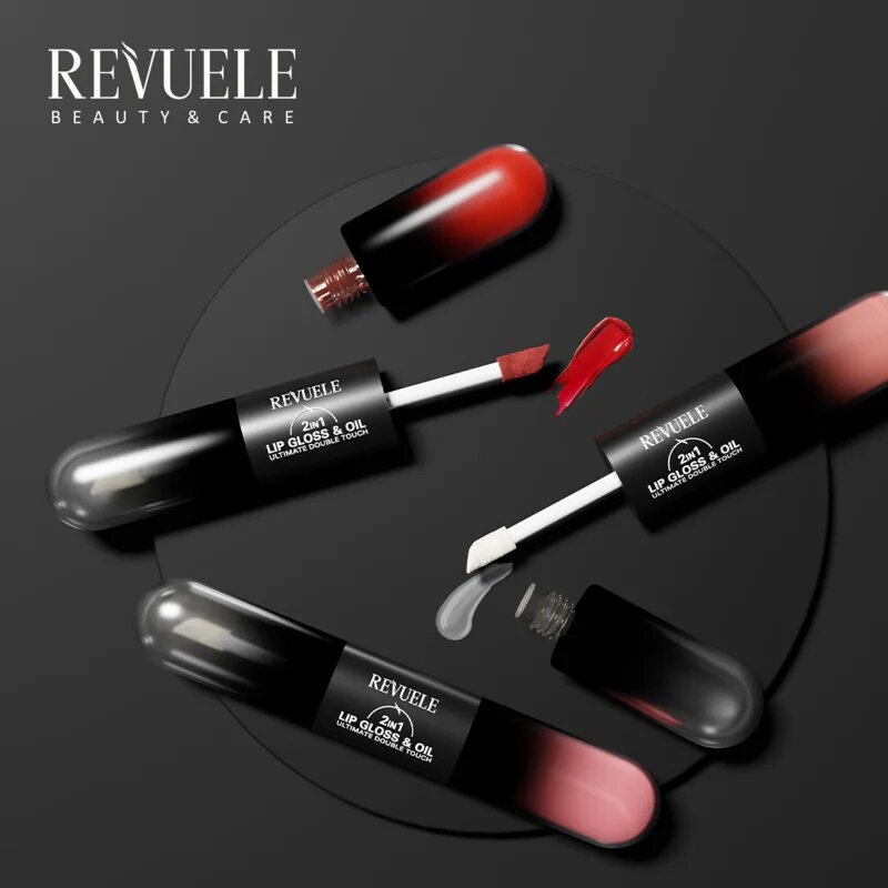Revuele 2IN1 Lip Gloss & Oil sijaj za ustnice 2 v 1 odtenek 09 7 ml