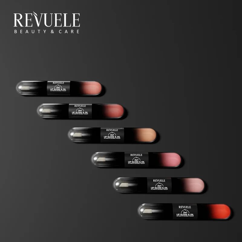 Revuele 2IN1 Lip Gloss & Oil sijaj za ustnice 2 v 1 odtenek 09 7 ml