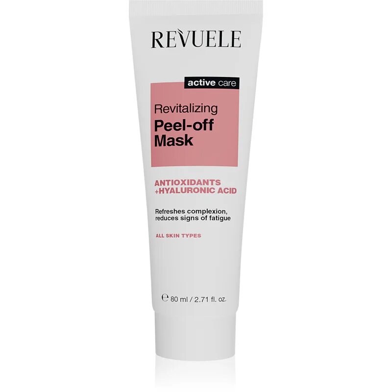 Revuele Active Care Peel-off Mask luščilna maska za obraz z revitalizacijskim učinkom 80 ml