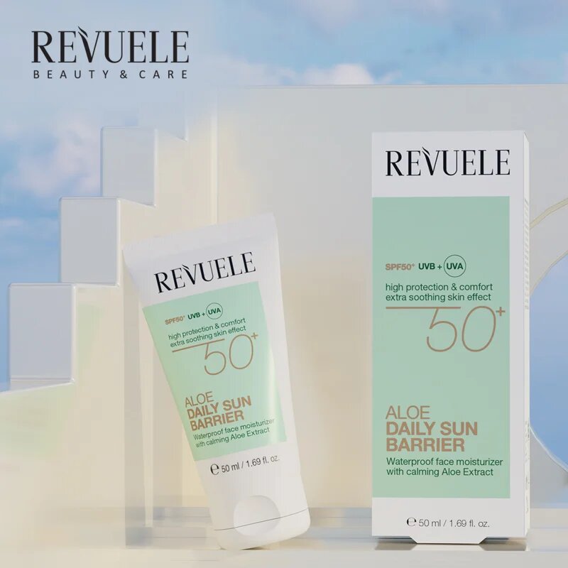 Revuele Aloe Daily Sun Barrier SPF 50+ pomirjajoča dnevna krema SPF 50+ 50 ml