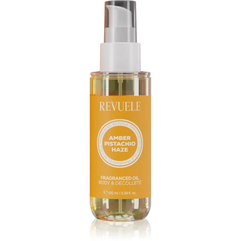 Revuele Amber Pistachio Haze Fragranced Oil parfumirano olje za telo 100 ml