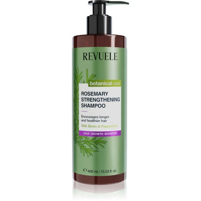 Revuele Botanical Care Rosemary šampon za okrepitev las za pospeševanje rasti las 400 ml