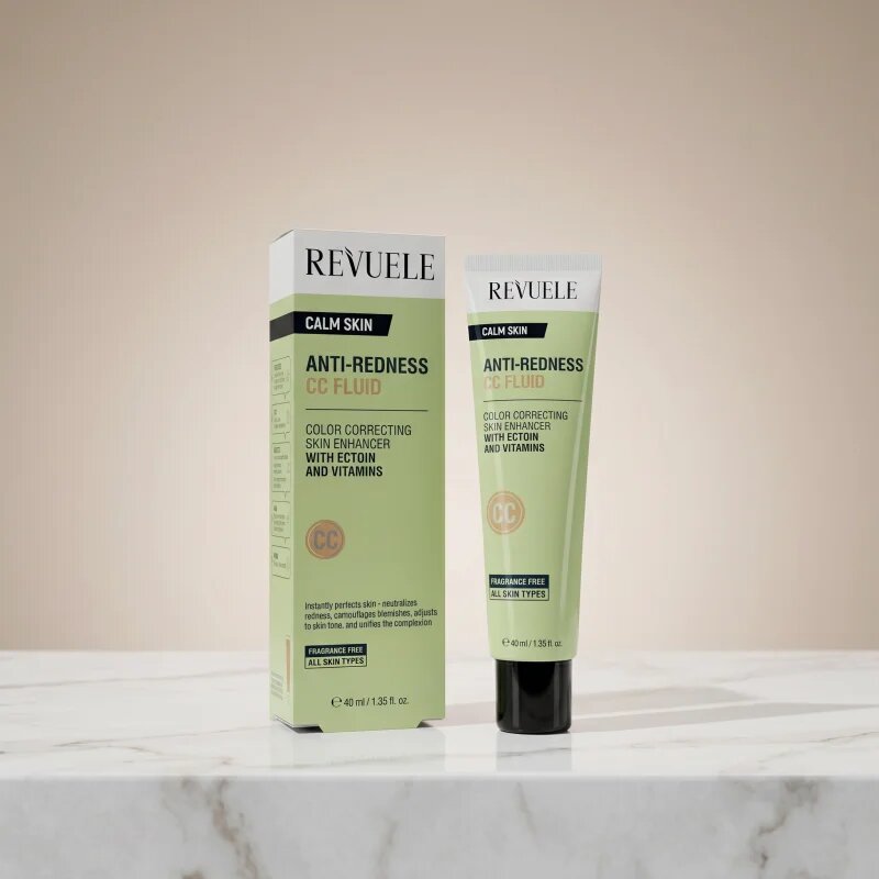 Revuele Calm Skin Anti-Redness CC krema s pomirjajočim učinkom 40 ml