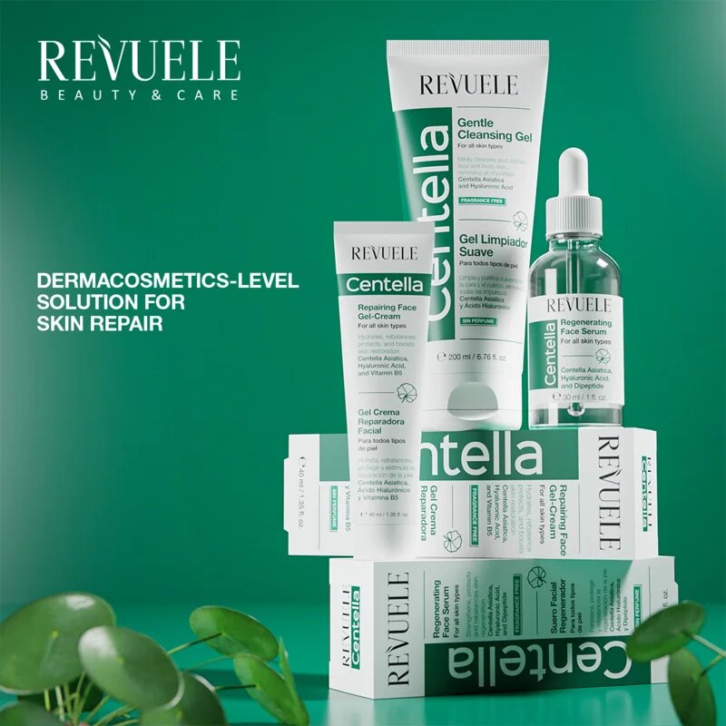 Revuele Centella vlažilna gel krema za regeneracijo obraza 40 ml