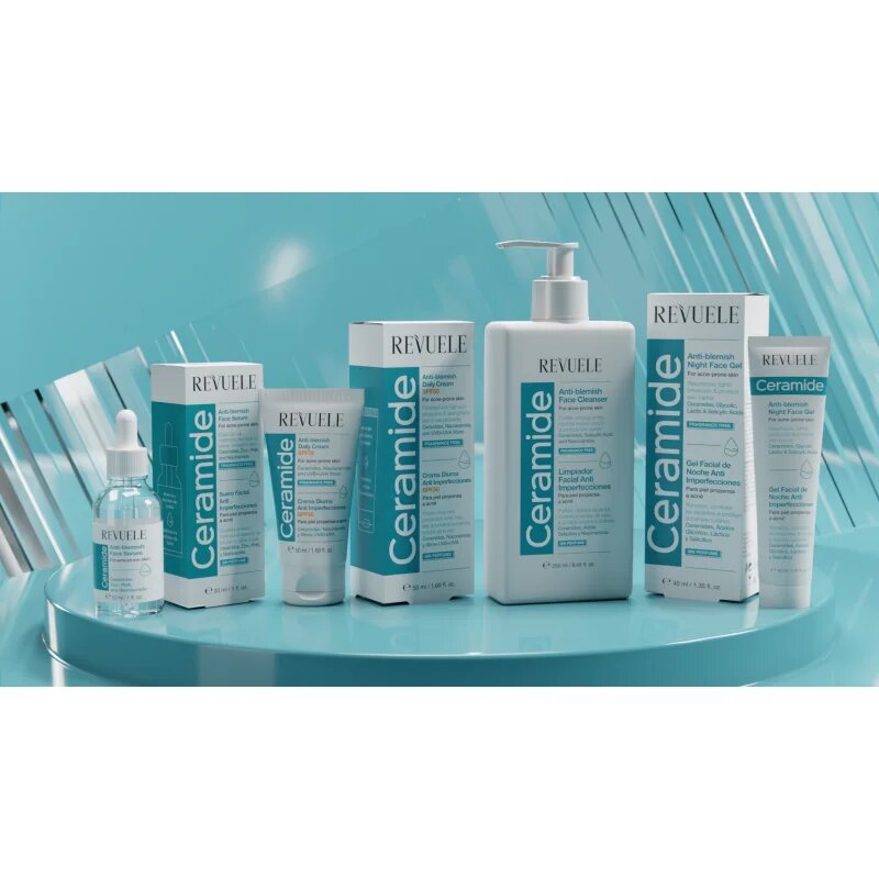 Revuele Ceramide Anti-Blemish Daily Cream dnevna zaščitna krema za problematično kožo akne SPF 50 50 ml