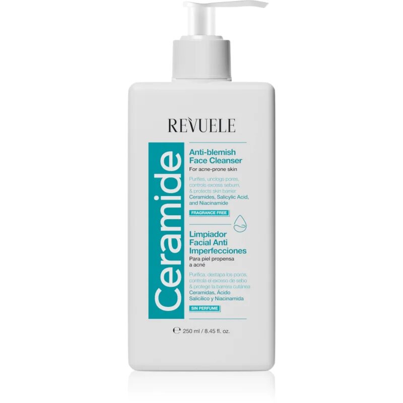 Revuele Ceramide Anti-Blemish Face Cleanser čistilni gel za problematično kožo akne 250 ml