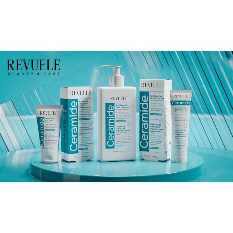 Revuele Ceramide Anti-Blemish Night Face Gel gel proti nepopolnostim za noč 40 ml