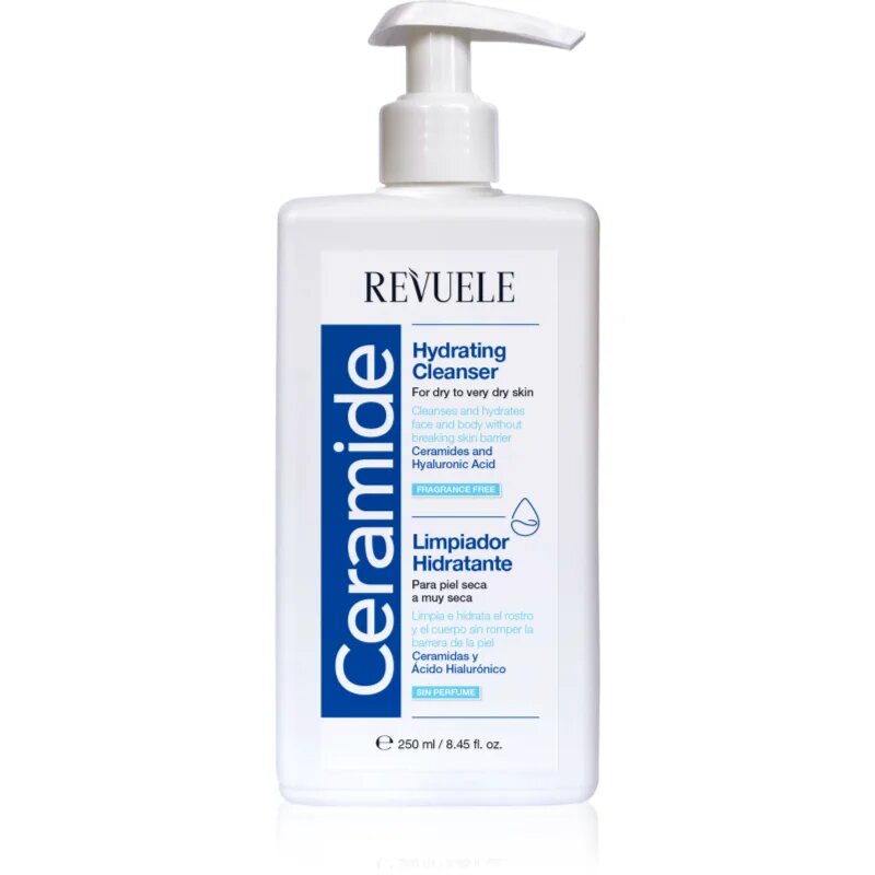 Revuele Ceramide Hydrating Cleanser gel za umivanje obraza in tela za suho do zelo suho kožo 250 ml