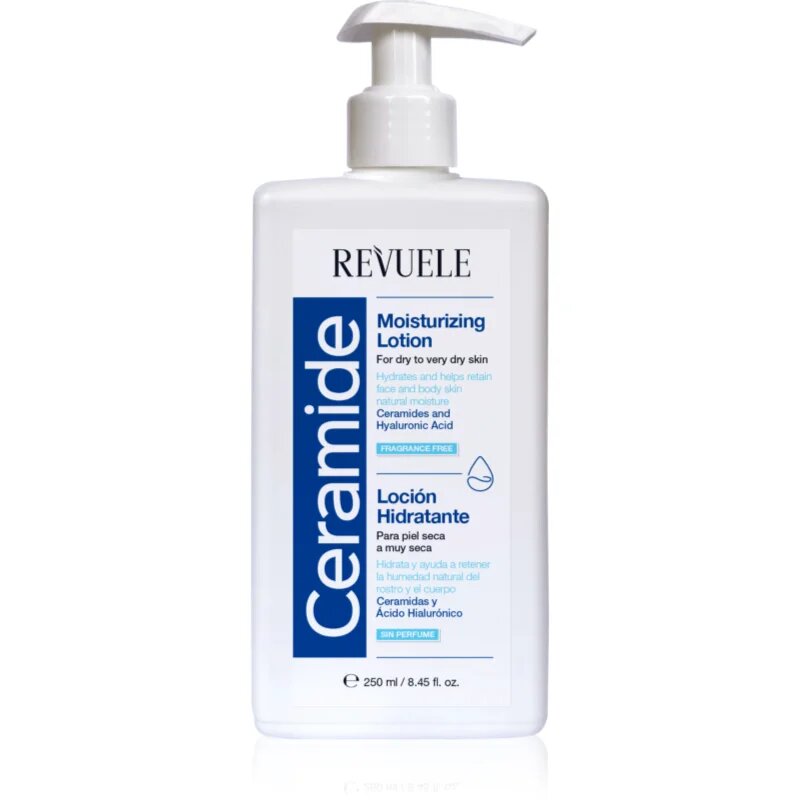 Revuele Ceramide Moisturizing Lotion vlažilno mleko za obraz in telo za suho do zelo suho kožo 250 ml