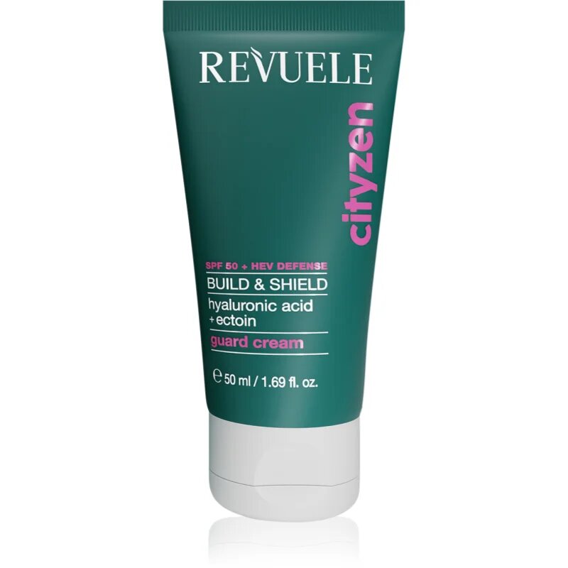 Revuele Cityzen Build & Shield zaščitna krema za obraz SPF 50 50 ml