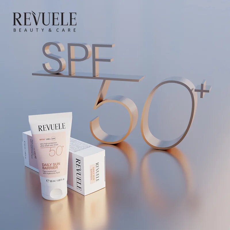 Revuele Daily Sun Barrier SPF 50+ vlažilna krema za obraz SPF 50+ 50 ml
