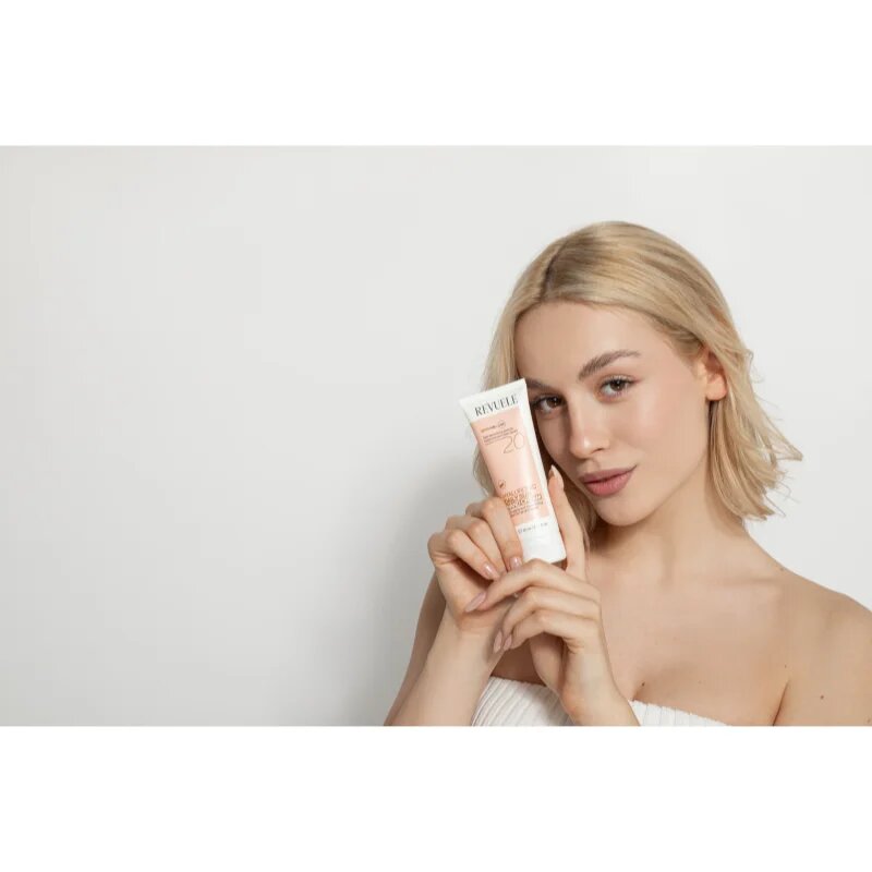 Revuele Daily Sun Hyaluronic Hand Cream SPF 20 vlažilna zaščitna krema za roke SPF 20 80 ml