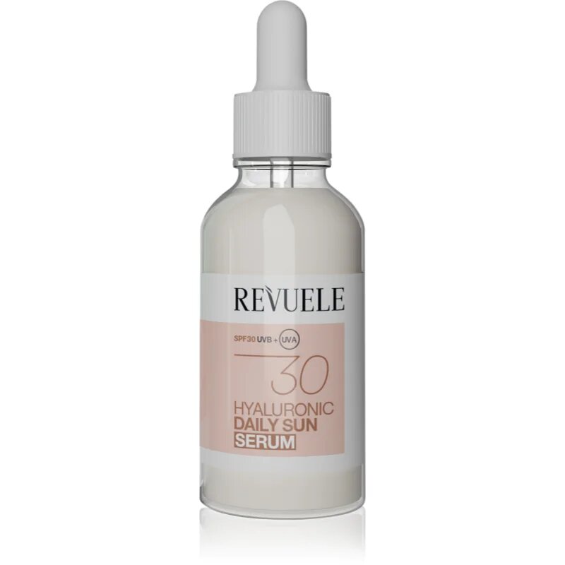 Revuele Daily Sun Hyaluronic Sun Serum SPF 30 zaščitni serum z vlažilnim učinkom SPF 30 30 ml