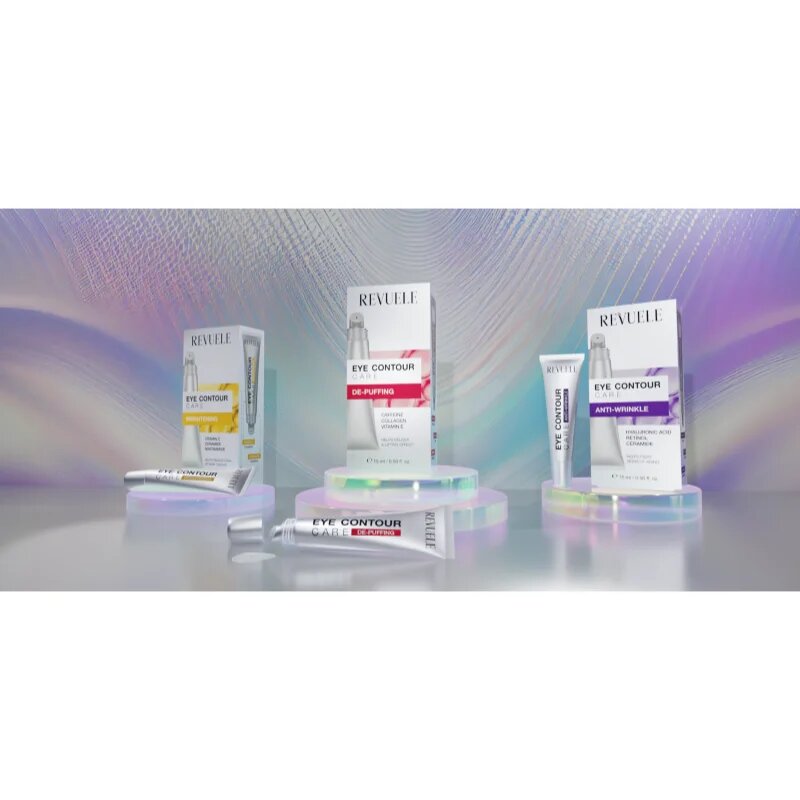 Revuele Eye Contour Care Anti-Wrinkle krema proti gubam za predel okoli oči proti oteklinam 15 ml