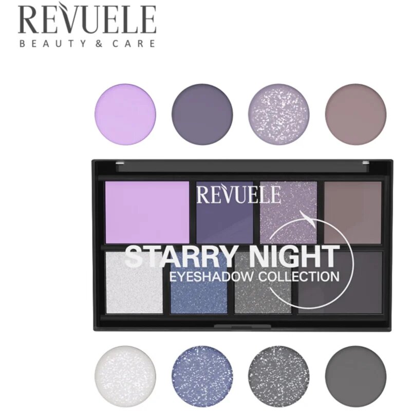Revuele Eyeshadow Collection paleta senčil za oči odtenek Starry Night 15 g