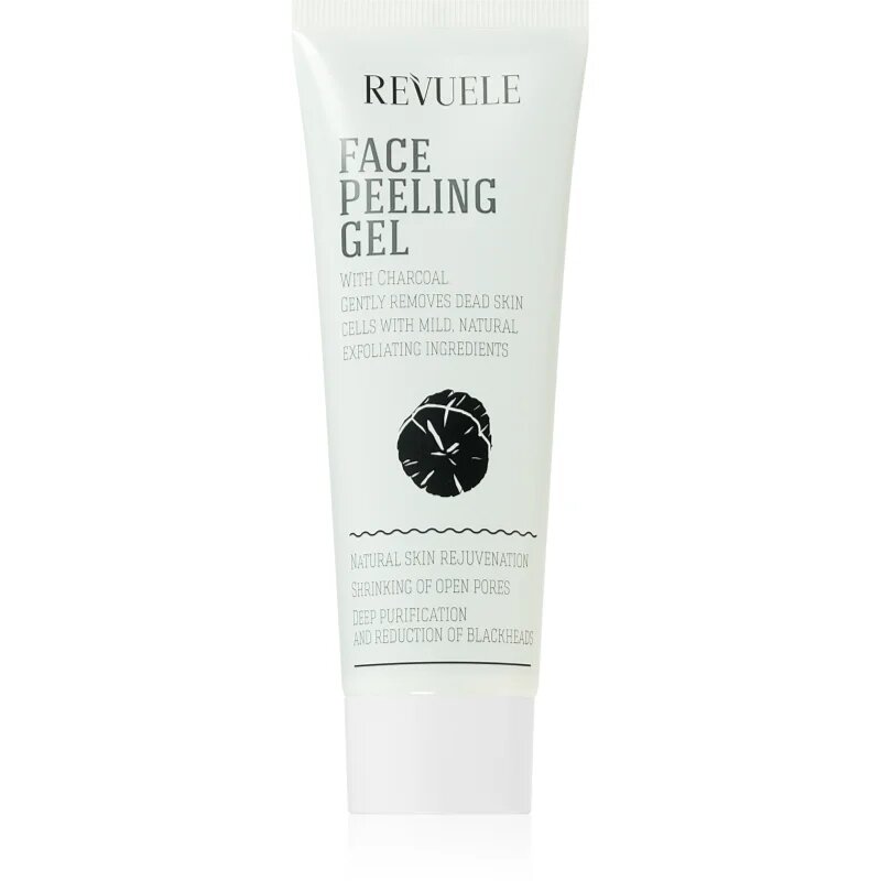 Revuele Face Peeling Gel Charcoal čistilni piling z aktivnim ogljem 80 ml