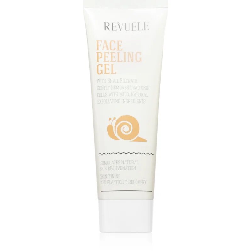 Revuele Face Peeling Gel Snail Filtrate nežni encimski piling za osvetlitev kože 80 ml