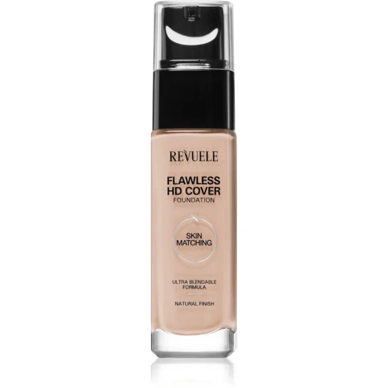 Revuele Flawless HD Cover Foundation lahki tekoči puder za popoln videz odtenek 01 Ivory 33 ml