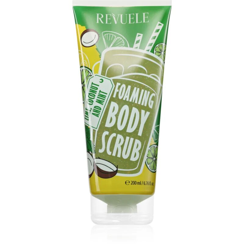 Revuele Foaming Body Scrub Lime Coconut and Mint piling za telo 200 ml