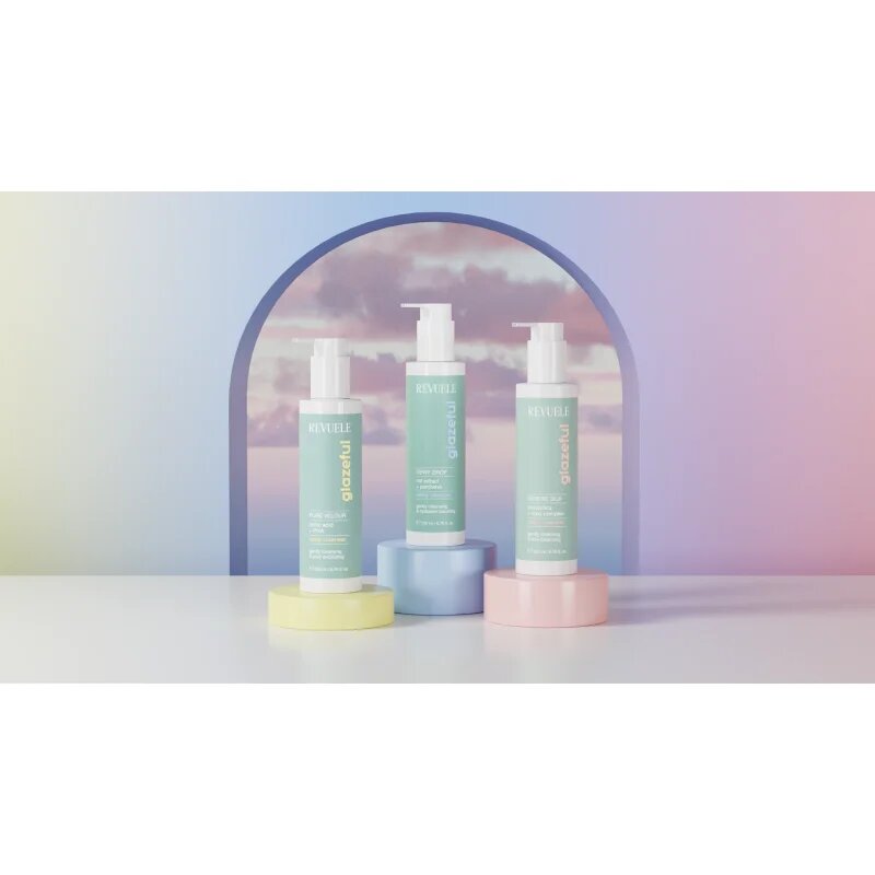 Revuele Glazeful Milky Cleanser Pure Velour nežno čistilno mleko z učinkom eksfoliacije 200 ml