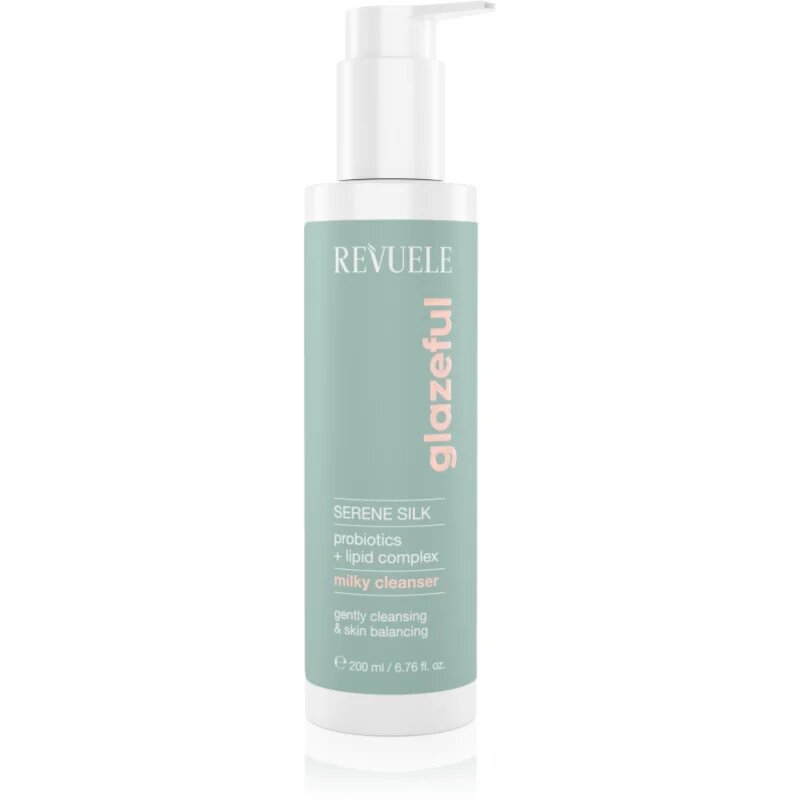 Revuele Glazeful Milky Cleanser Serene Silk nežno čistilno mleko s pomirjajočim učinkom 200 ml