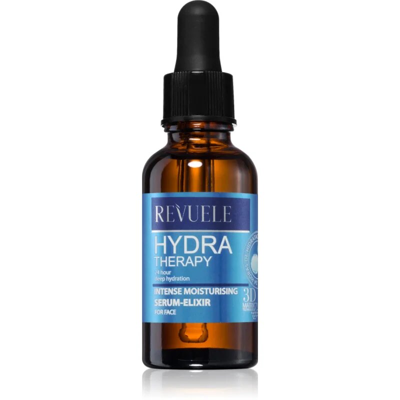 Revuele Hydra Therapy Intense Moisturising Serum-Elixir intenzivno vlažilni serum za obraz 30 ml