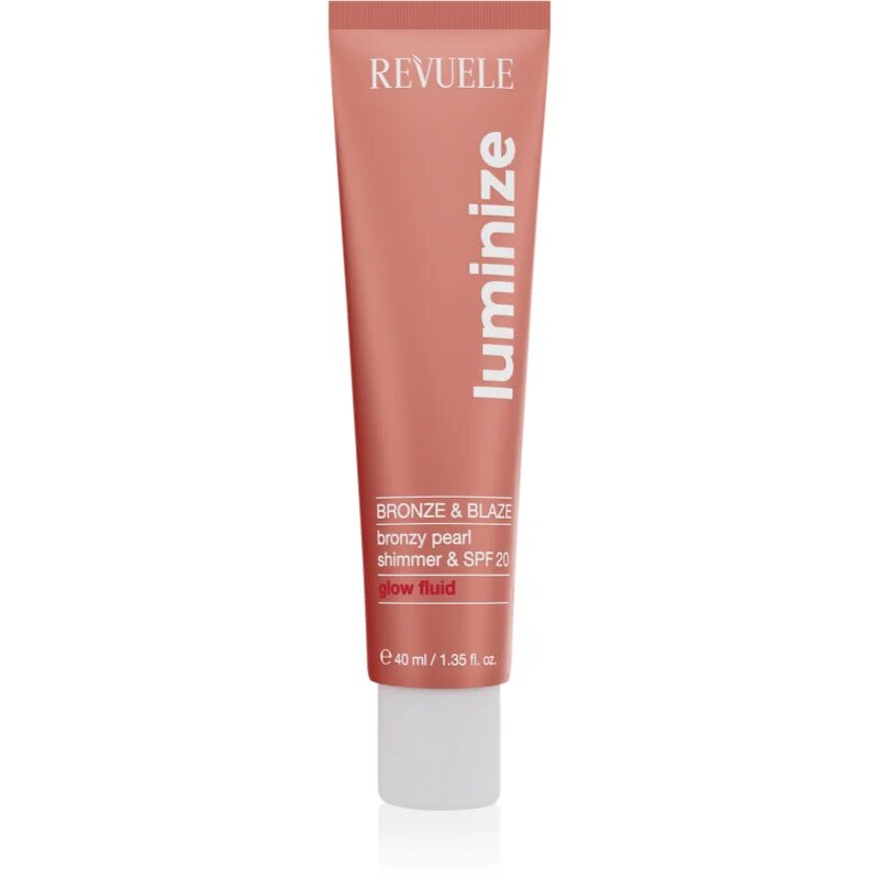 Revuele Luminize fluid za osvetljevanje SPF 20 odtenek Bronze & Blaze 40 ml
