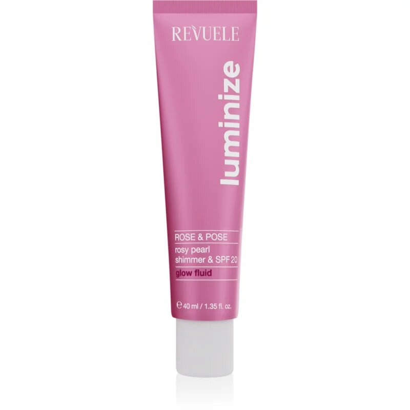 Revuele Luminize fluid za osvetljevanje SPF 20 odtenek Rose & Pose 40 ml