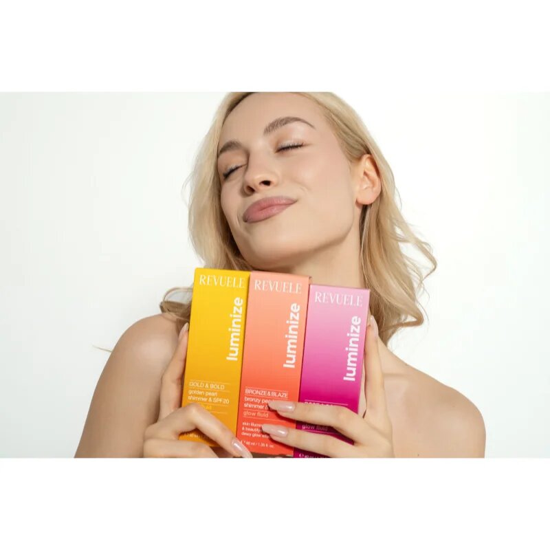 Revuele Luminize fluid za osvetljevanje SPF 20 odtenek Rose & Pose 40 ml