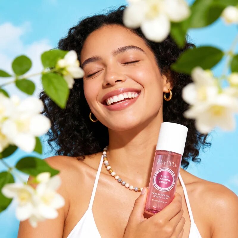 Revuele Lush Jasmine Muse Fragrance Mist parfumska meglica za telo in lase za ženske 150 ml