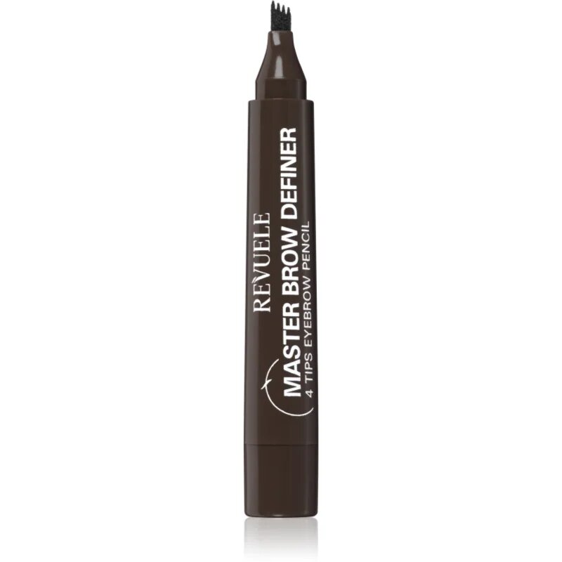 Revuele Master Brow Definer 4 Tips Eyebrow Pencil natančni svinčnik za obrvi odtenek Dark 2.2 ml