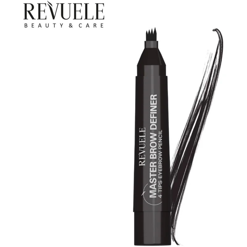 Revuele Master Brow Definer 4 Tips Eyebrow Pencil natančni svinčnik za obrvi odtenek Dark 2.2 ml