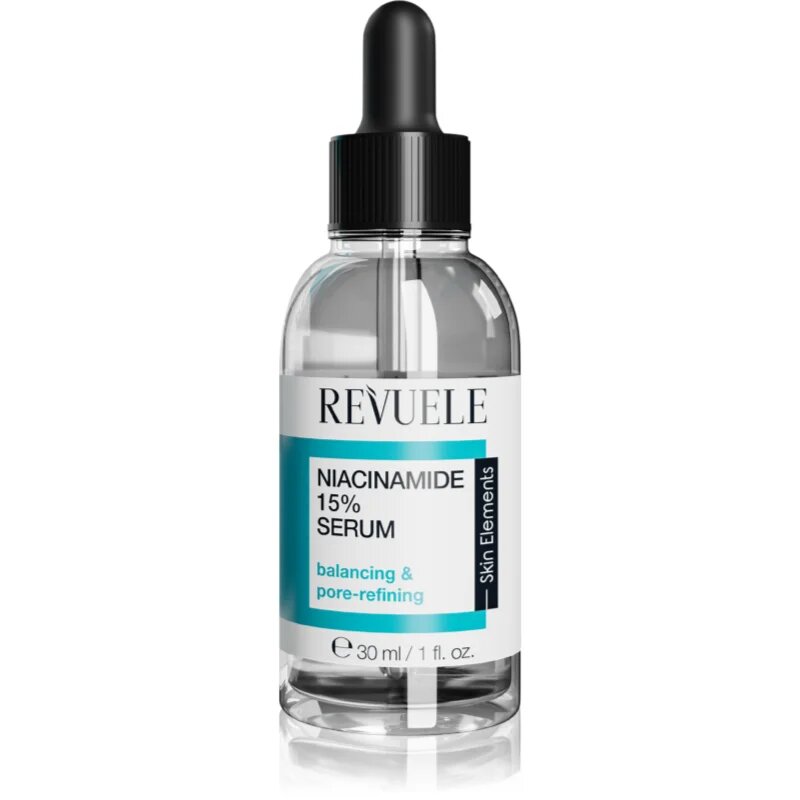 Revuele Niacinamide 15% Serum gladilni serum za obraz za zmanjšanje por in mat videz kože 30 ml