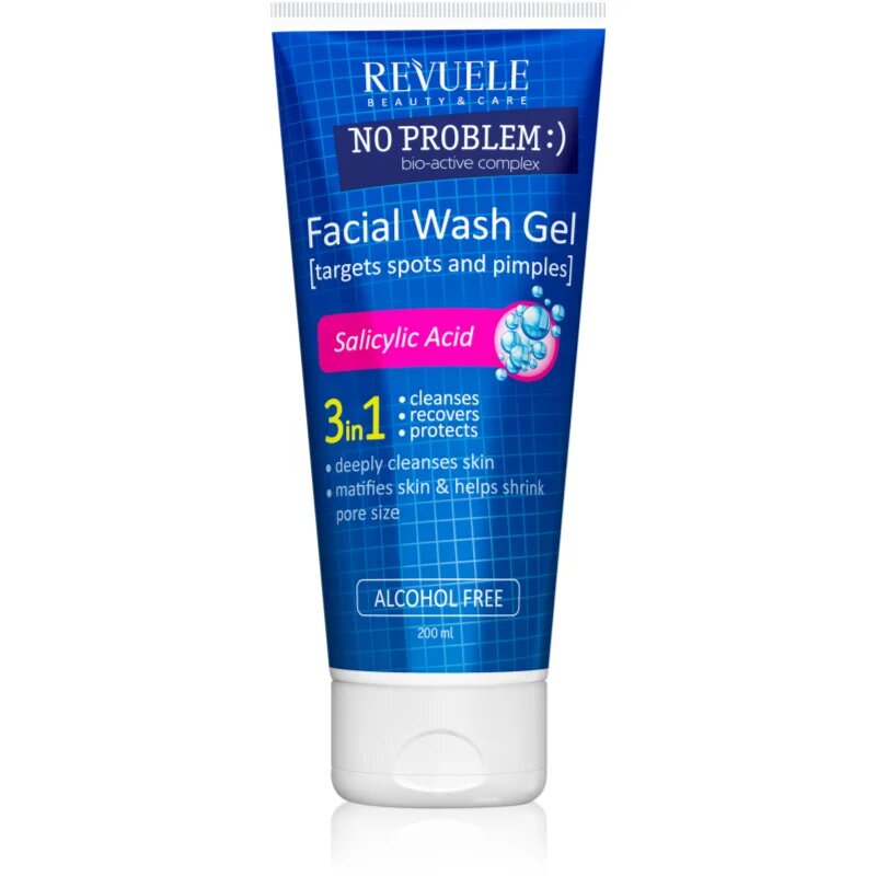 Revuele No Problem Salicylic Acid matirajoči čistilni gel s salicilno kislino 200 ml