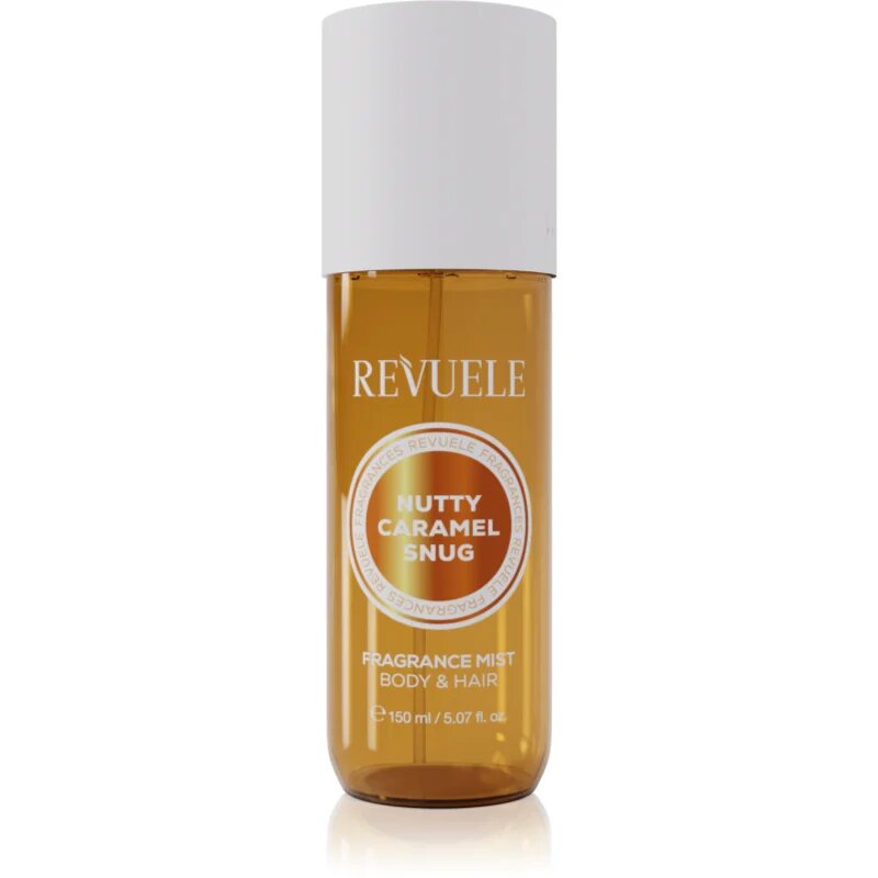 Revuele Nutty Caramel Snug Fragrance Mist parfumska meglica za telo in lase za ženske 150 ml