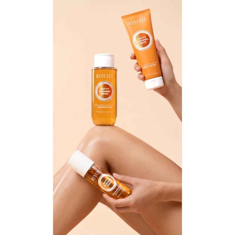 Revuele Nutty Caramel Snug Fragrance Trio Set darilni set za telo za ženske
